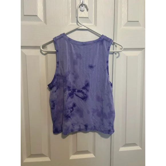 Women's Lululemon Time to Train Tank Rain Stripe Marble Dye Charged Indigo 4 - Picture 5 of 5